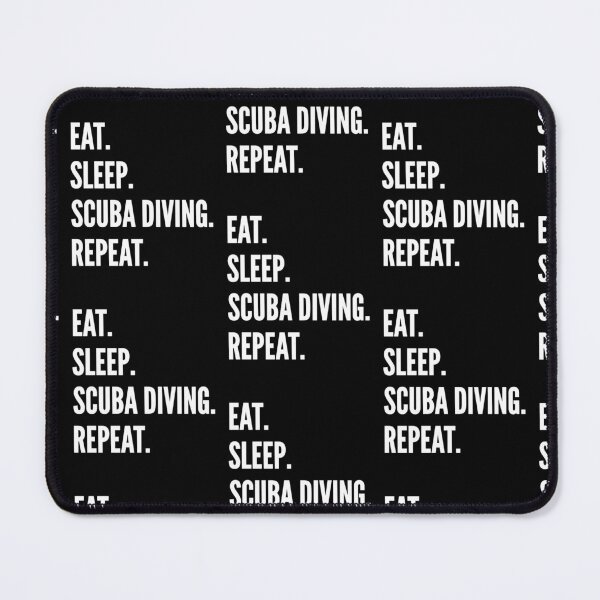 Item preview, Eat Sleep Scuba Diving Repeat Favorite Hobby Gift designed and sold by RomanStowell.