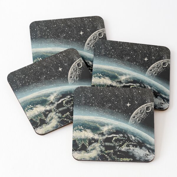 Item preview, Space Hand-Painted Original Artwork By Safa M. Art designed and sold by Safa M.  Art.