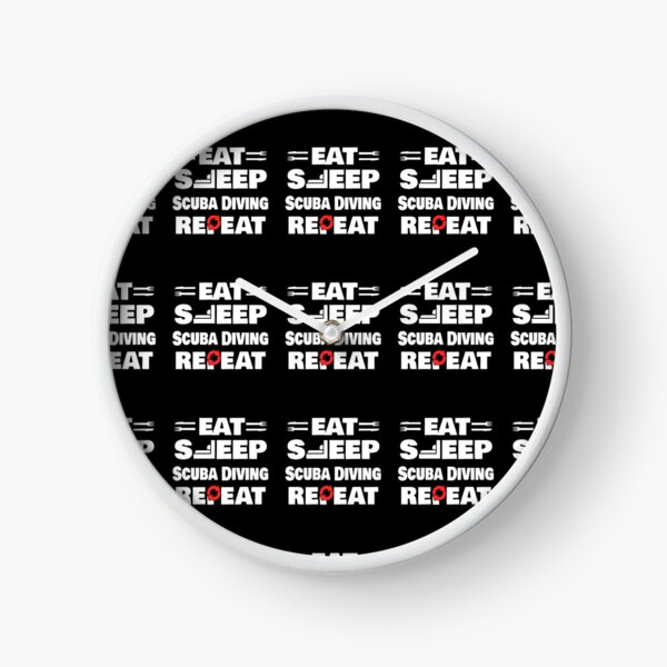 Item preview, Eat Sleep Scuba Diving Repeat Funny Scuba Diver designed and sold by RomanStowell.