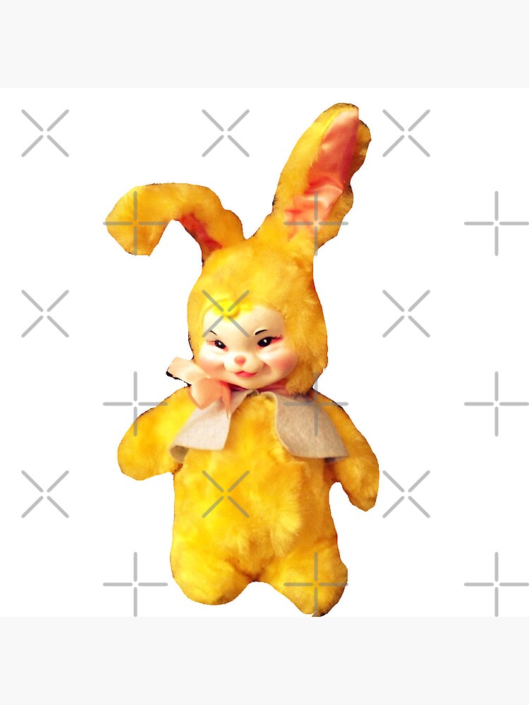 Vintage Kawaii Kitsch Rushton Rubber Face Bunny Rabbit