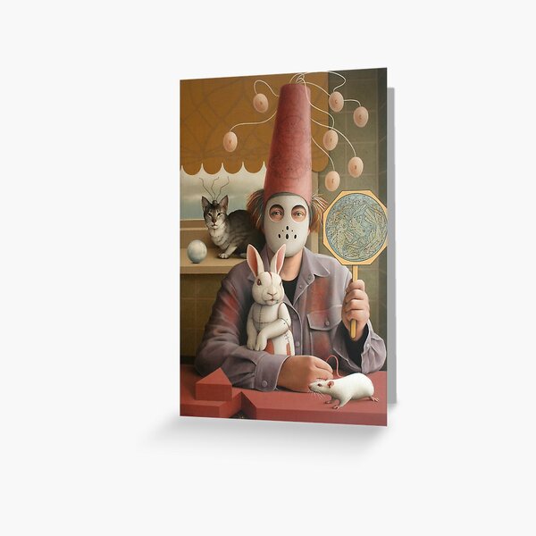 White Rabbit Greeting Card