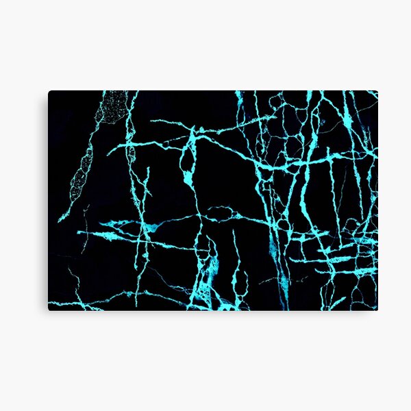 horror night goth 2022 - neon blue Canvas Print