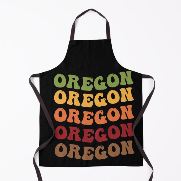 Item preview, Oregon Retro Vintage Groovy Wavy Text Classic designed and sold by CoolCreative.