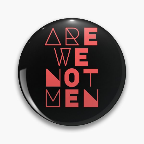 Item preview, Are We Not Men designed and sold by TeeNoir.