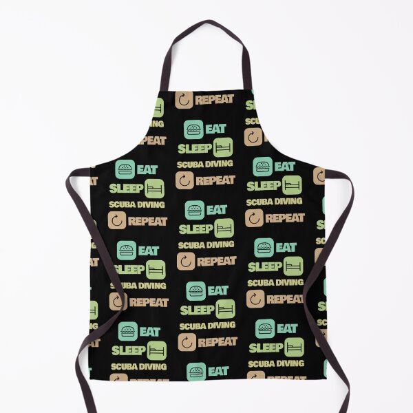 Item preview, Eat Sleep Scuba Diving Repeat Funny Scuba Diving Scuba Diver designed and sold by RomanStowell.