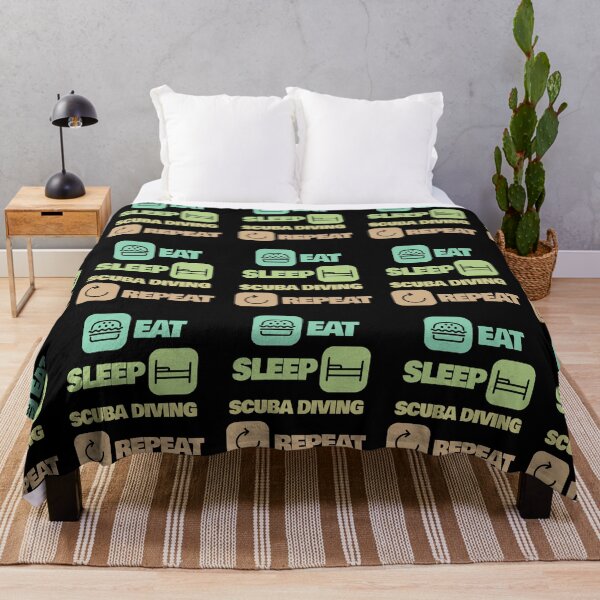 Item preview, Eat Sleep Scuba Diving Repeat Funny Scuba Diving Scuba Diver designed and sold by RomanStowell.