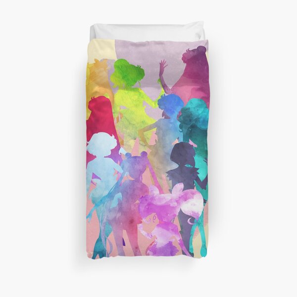 More Sailor Moon WaterColor Duvet Cover