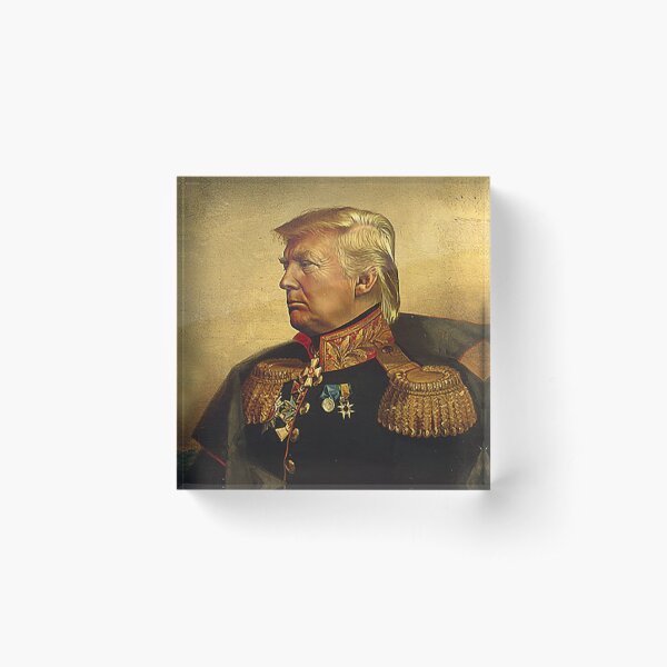 God Emperor Trump Acrylic Block