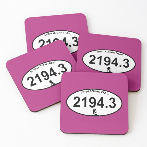 Item preview, Appalachian Trail thru hiker mileage |2194.3 miles hiker silhouette designed and sold by Deedy  Studio.