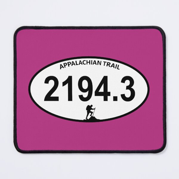 Item preview, Appalachian Trail thru hiker mileage |2194.3 miles hiker silhouette designed and sold by Deedy Studio.