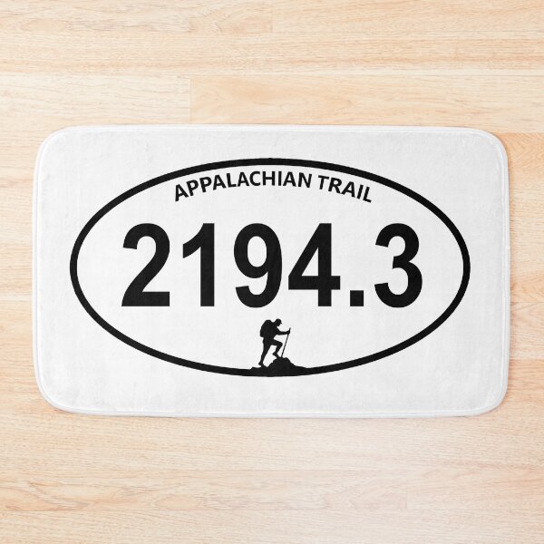 Item preview, Appalachian Trail thru hiker mileage |2194.3 miles hiker silhouette designed and sold by Deedy  Studio.