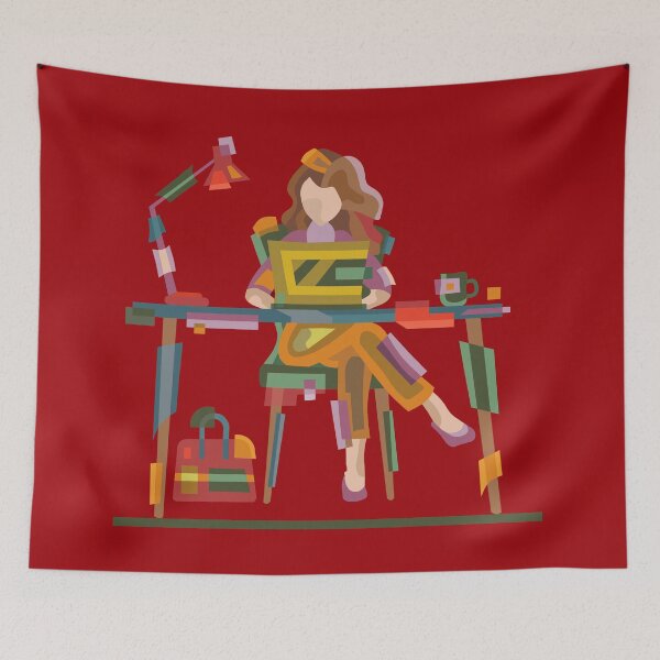 Item preview, Hello colleague Stylized art designed and sold by GREENOART.