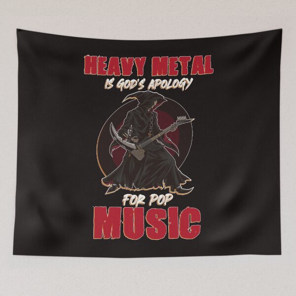Item preview, Heavy Metal Is Gods Apology  designed and sold by ERICAJOHNS.