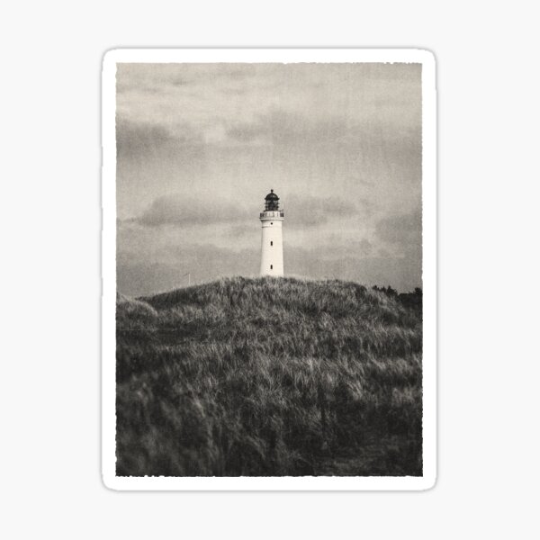 PHOTO NOIR / Landscape 04 - Lighthouse II Sticker