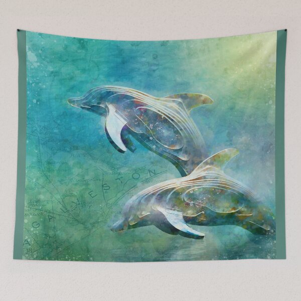 Item preview, Carefree Dolphins designed and sold by Rebecah Thompson.