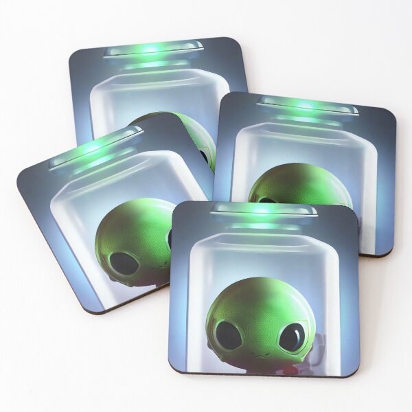 Item preview, Cute alien trapped in a bottle designed and sold by HellsBrew.