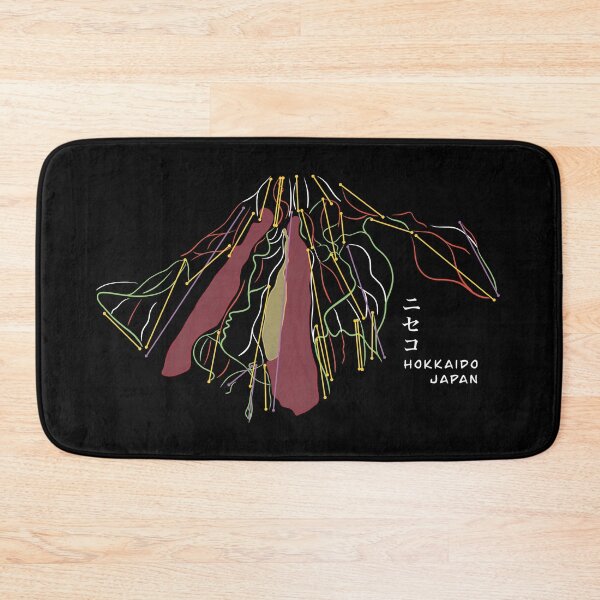 Item preview, Niseko Japan Piste Map Dark designed and sold by Brawni.