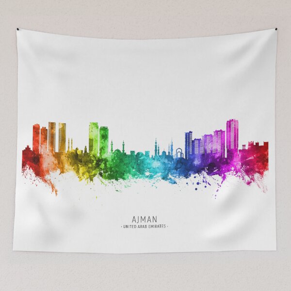 Item preview, Ajman Skyline designed and sold by ArtPrints.