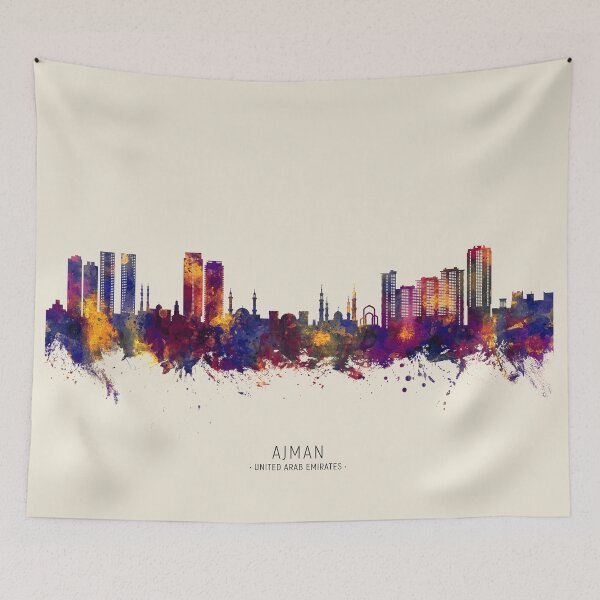 Item preview, Ajman Skyline designed and sold by ArtPrints.