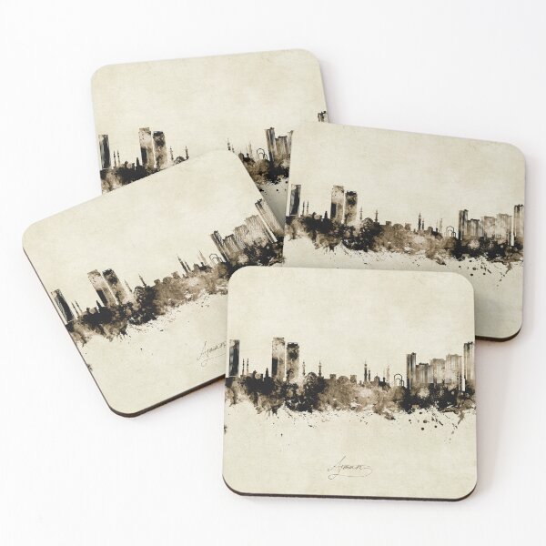 Item preview, Ajman Skyline designed and sold by ArtPrints.