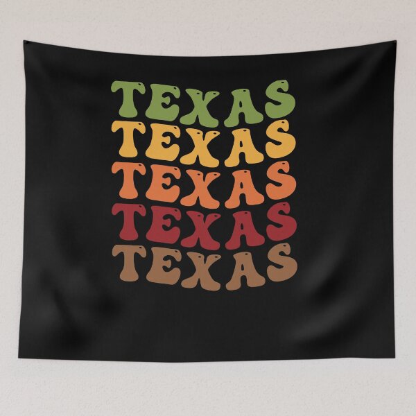 Item preview, Texas Retro Vintage Groovy Wavy Text Classic designed and sold by CoolCreative.
