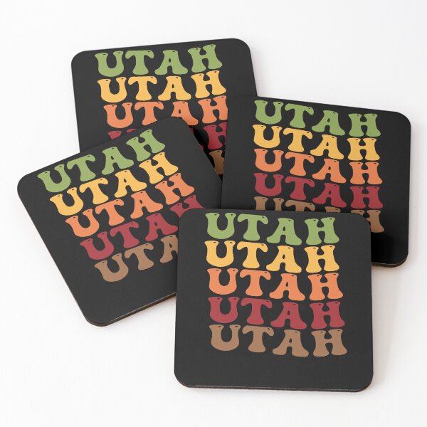 Item preview, Utah Retro Vintage Groovy Wavy Text Classic designed and sold by CoolCreative.