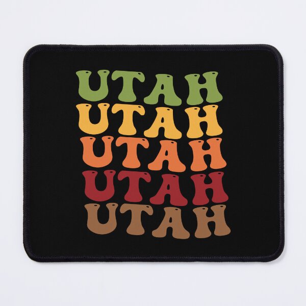 Item preview, Utah Retro Vintage Groovy Wavy Text Classic designed and sold by CoolCreative.