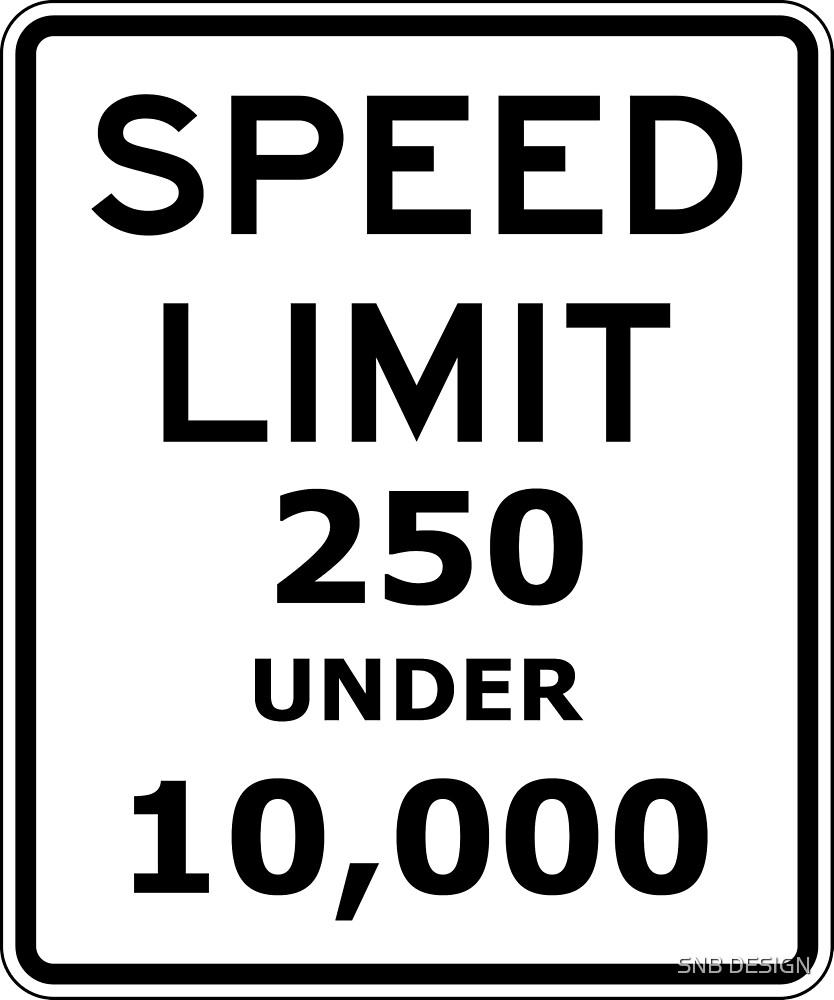 Speed Sign 250