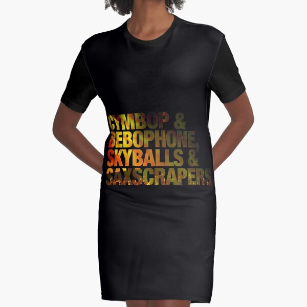 Phish Simple Lyrics Text - Photo Fill Graphic T-Shirt Dress
