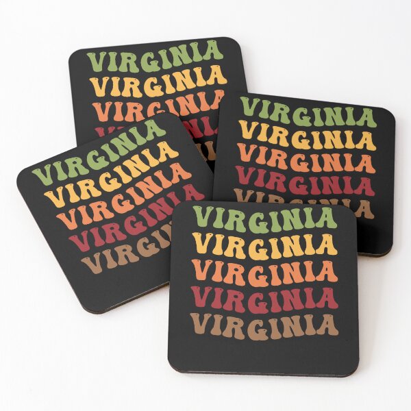 Item preview, Virginia Retro Vintage Groovy Wavy Text Classic designed and sold by CoolCreative.