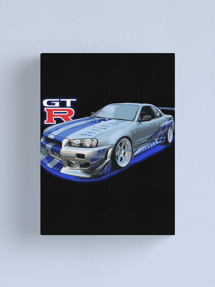 Nissan Skyline R34 GT-R Fast And Furious Poster for Sale by BeachHouseArt