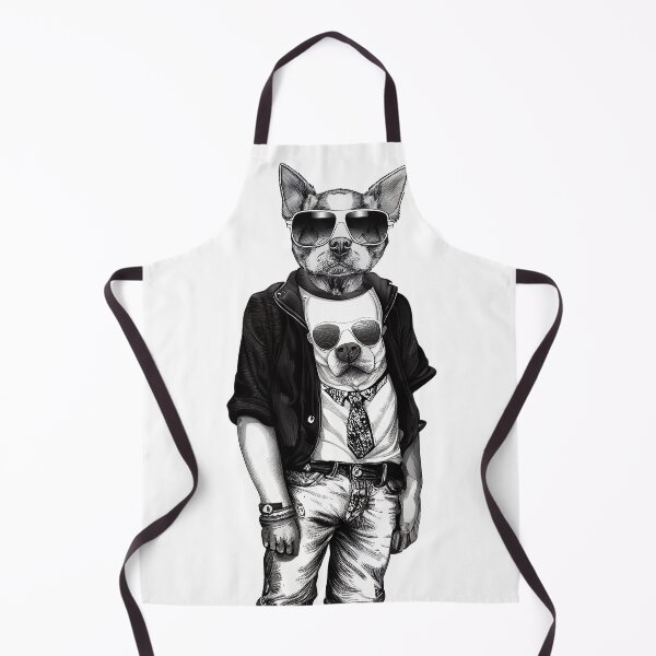 Item preview, Cool looking dog in lit cloths designed and sold by MudPuppet.