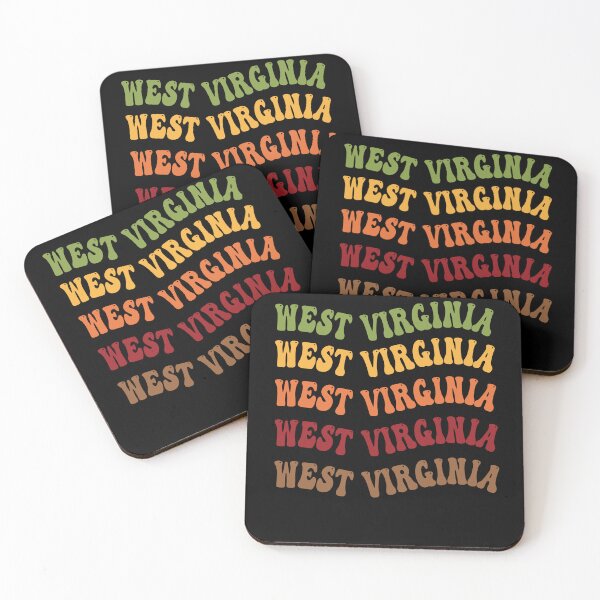 Item preview, West Virginia Retro Vintage Groovy Wavy Text Classic designed and sold by CoolCreative.