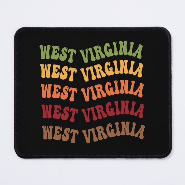 Item preview, West Virginia Retro Vintage Groovy Wavy Text Classic designed and sold by CoolCreative.