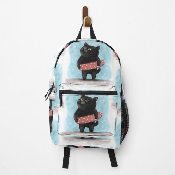 Item preview, Swimming Lover Black Cat designed and sold by Fundartcreative.