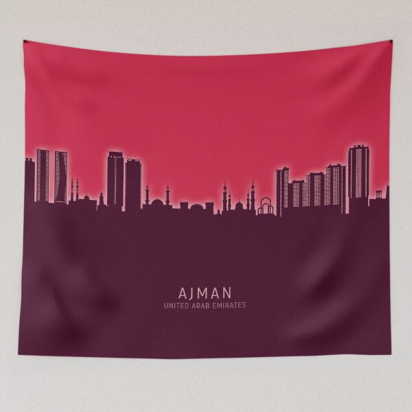 Item preview, Ajman Skyline designed and sold by ArtPrints.
