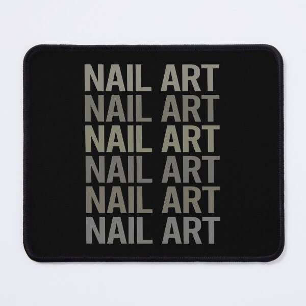 Item preview, Gray Text Art Nail Art Nail Tech Nails Manicure Manicurist Pedicure Pedicurist designed and sold by StoreCalamity.