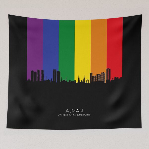 Item preview, Ajman Skyline designed and sold by ArtPrints.