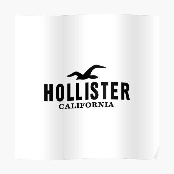 "black hollister california logo" Poster for Sale by hudsonnoah9