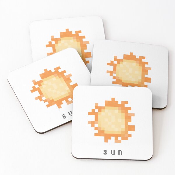 Item preview, sun pixel art designed and sold by Whicha12.