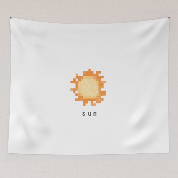 Item preview, sun pixel art designed and sold by Whicha12.