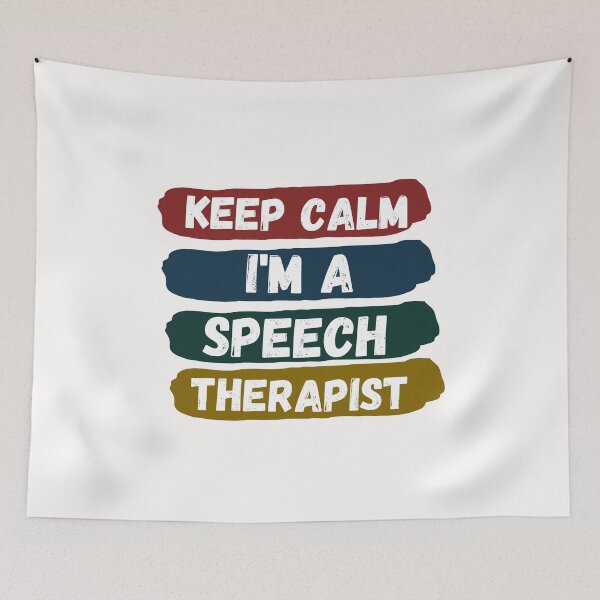 Item preview, Keep Calm Im A Speech Therapist Designs designed and sold by Manilyn0907.