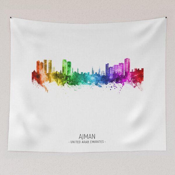 Item preview, Ajman Skyline designed and sold by ArtPrints.