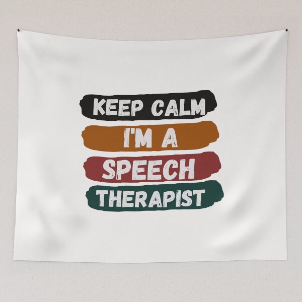 Item preview, Keep Calm Im A Speech Therapist Designs designed and sold by Manilyn0907.
