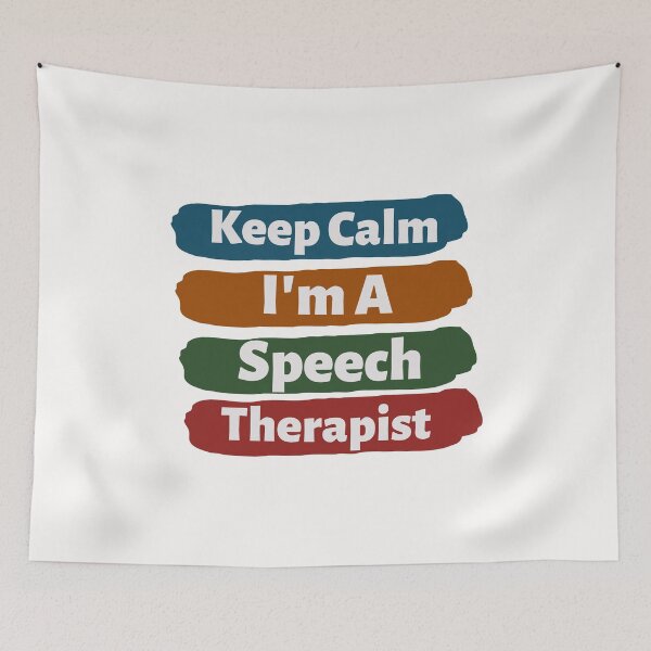 Item preview, Keep Calm Im A Speech Therapist Designs designed and sold by Manilyn0907.