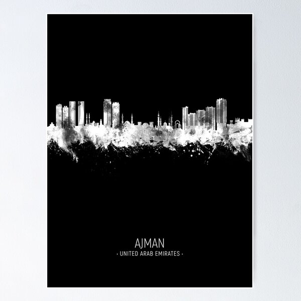 Item preview, Ajman Skyline designed and sold by ArtPrints.