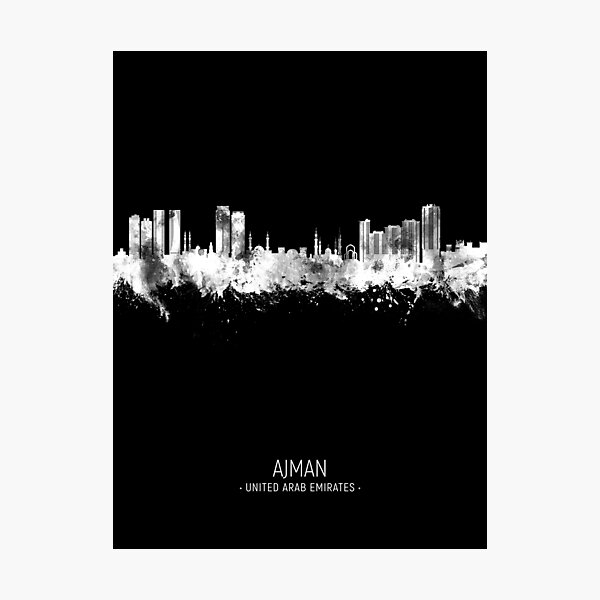 Item preview, Ajman Skyline designed and sold by ArtPrints.