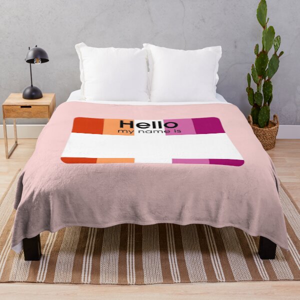 Item preview, Lesbian Hello My Name Is BLANK Tag designed and sold by everything4eva.