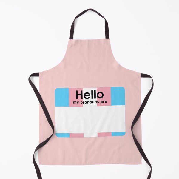 Item preview, Transgender Hello My Pronouns Are BLANK Tag designed and sold by everything4eva.