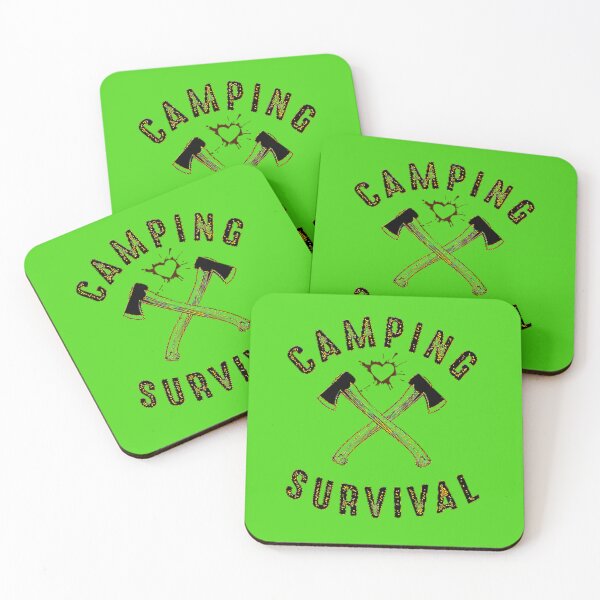 Item preview, CAMPER & Camping - Crossed Axes Survival  designed and sold by olegarh.